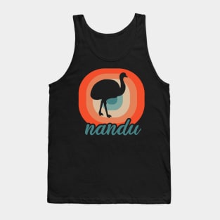 Nandu Liebhaber Laufvogel Bauernhof Eier Tank Top